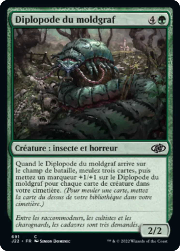 Diplopode du moldgraf — Jumpstart 2022 — Magic: The Gathering