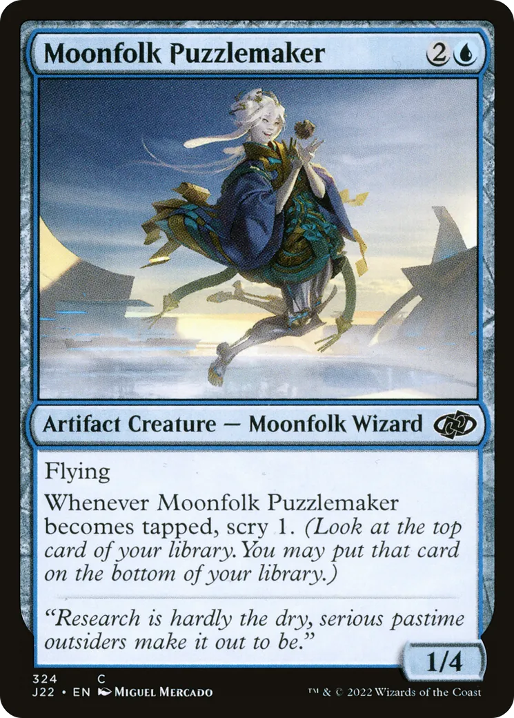 Moonfolk Puzzlemaker — Jumpstart 2022 — Magic: The Gathering