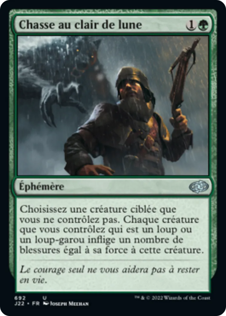 Chasse au clair de lune — Jumpstart 2022 — Magic: The Gathering