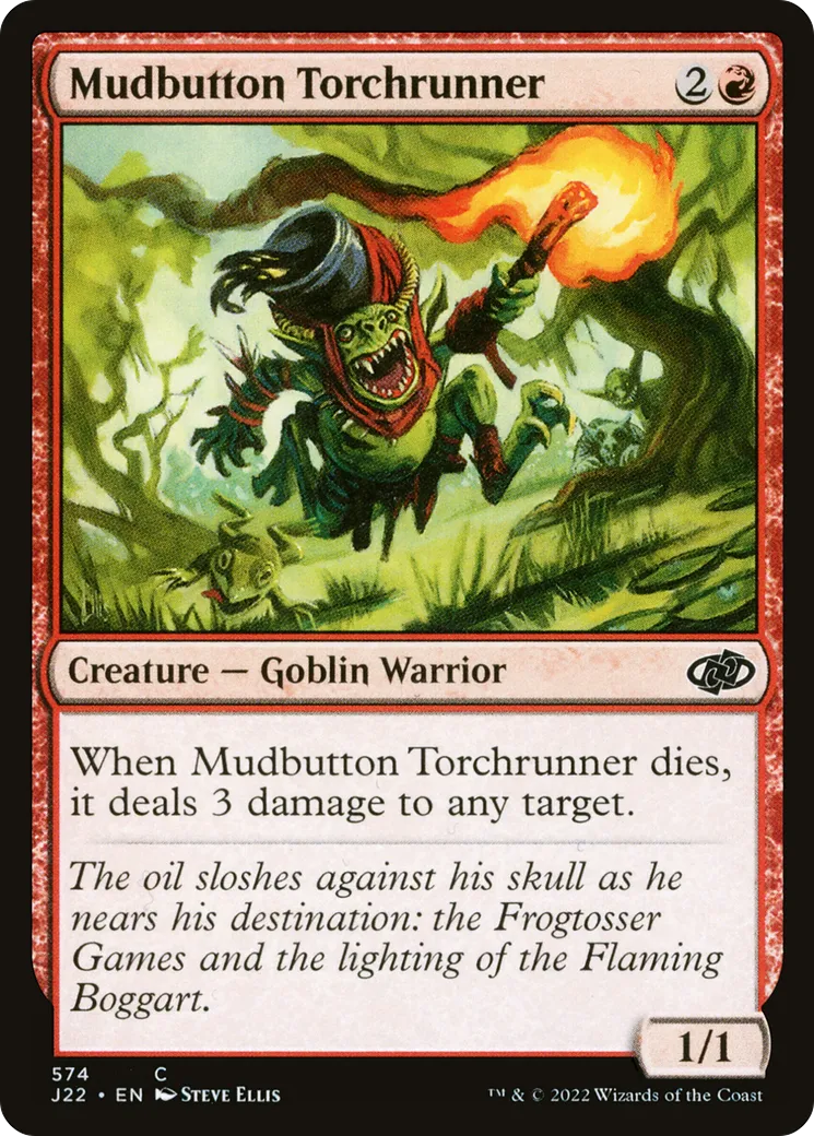 Mudbutton Torchrunner — Jumpstart 2022 — Magic: The Gathering