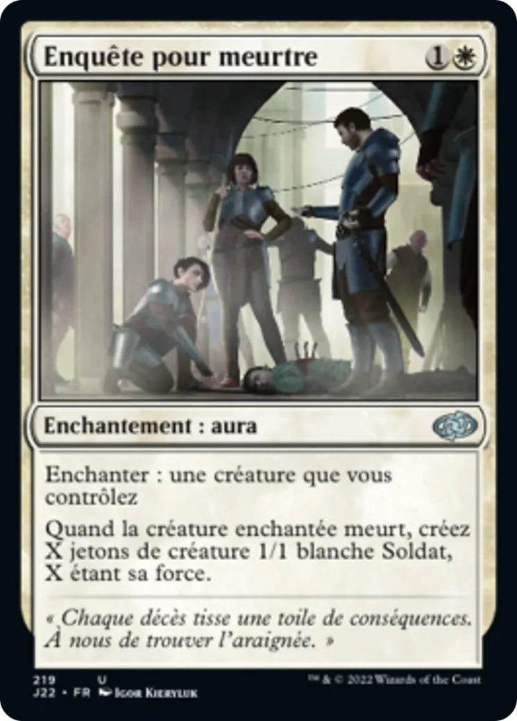 Enquête pour meurtre — Jumpstart 2022 — Magic: The Gathering