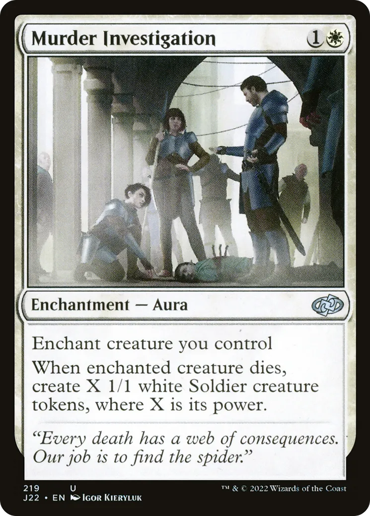 Murder Investigation — Jumpstart 2022 — Magic: The Gathering
