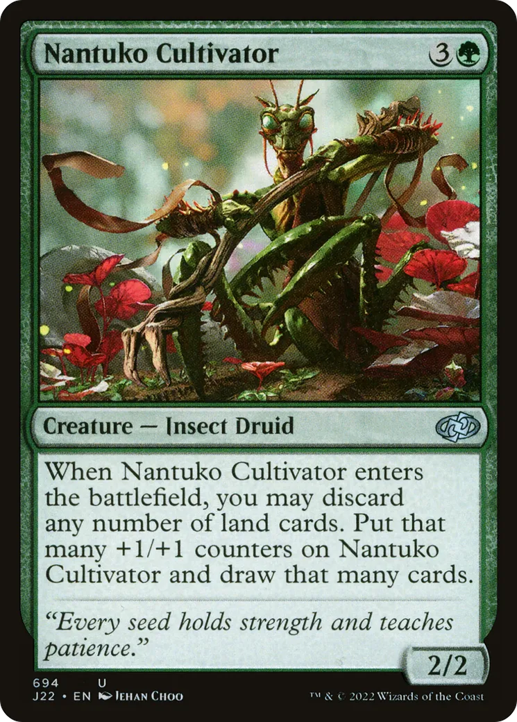Nantuko Cultivator — Jumpstart 2022 — Magic: The Gathering