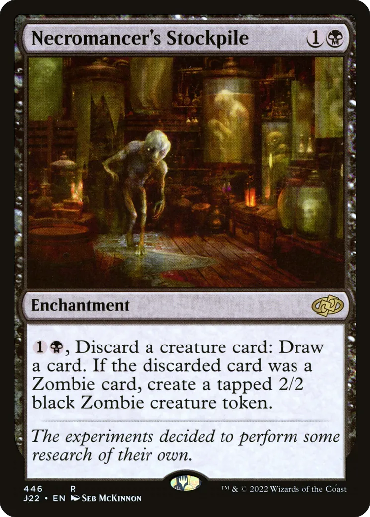 Necromancer's Stockpile — Jumpstart 2022 — Magic: The Gathering