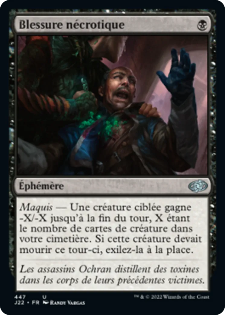 Blessure nécrotique — Jumpstart 2022 — Magic: The Gathering