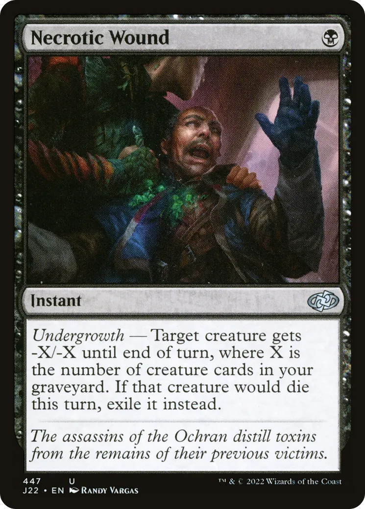 Blessure nécrotique — Jumpstart 2022 — Magic: The Gathering