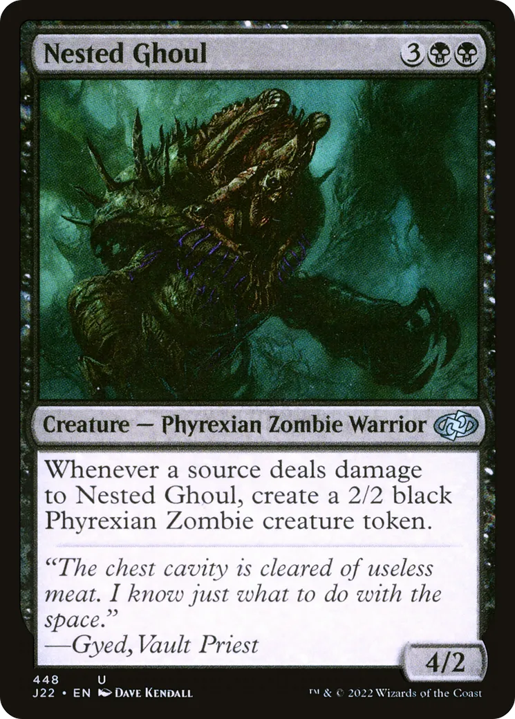 Nested Ghoul — Jumpstart 2022 — Magic: The Gathering