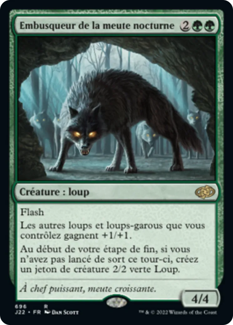 Embusqueur de la meute nocturne — Jumpstart 2022 — Magic: The Gathering