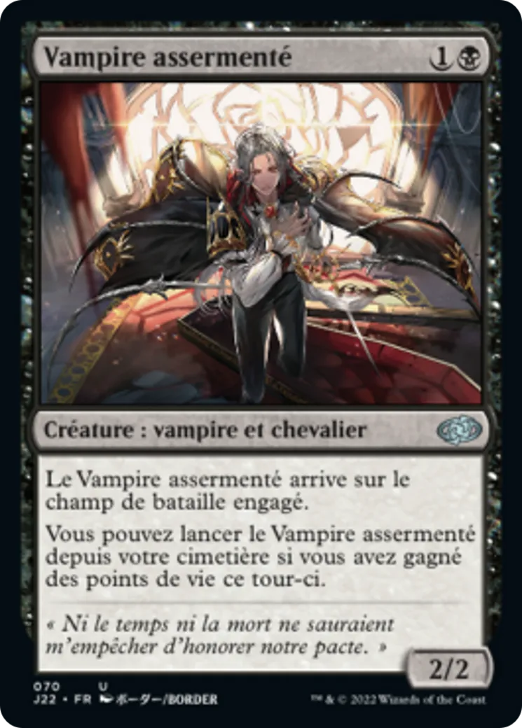 Vampire assermenté — Jumpstart 2022 — Magic: The Gathering