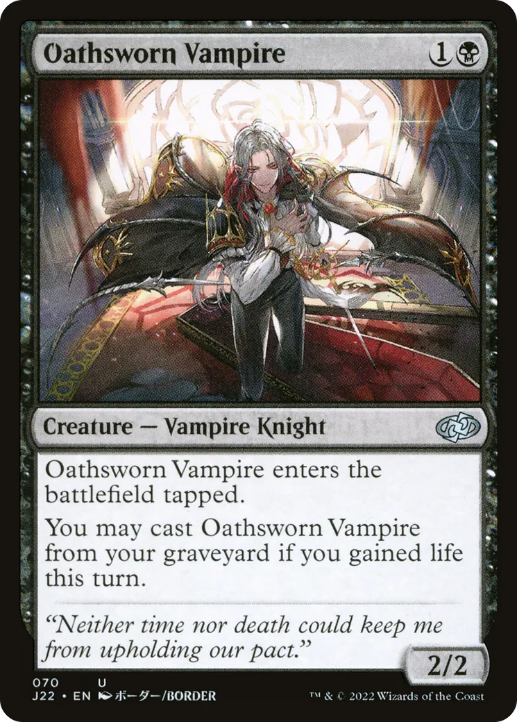 Oathsworn Vampire — Jumpstart 2022 — Magic: The Gathering