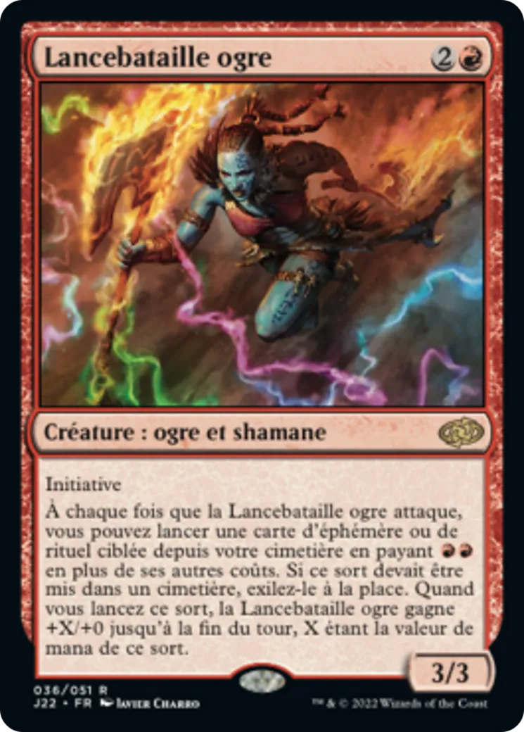 Lancebataille ogre — Jumpstart 2022 — Magic: The Gathering