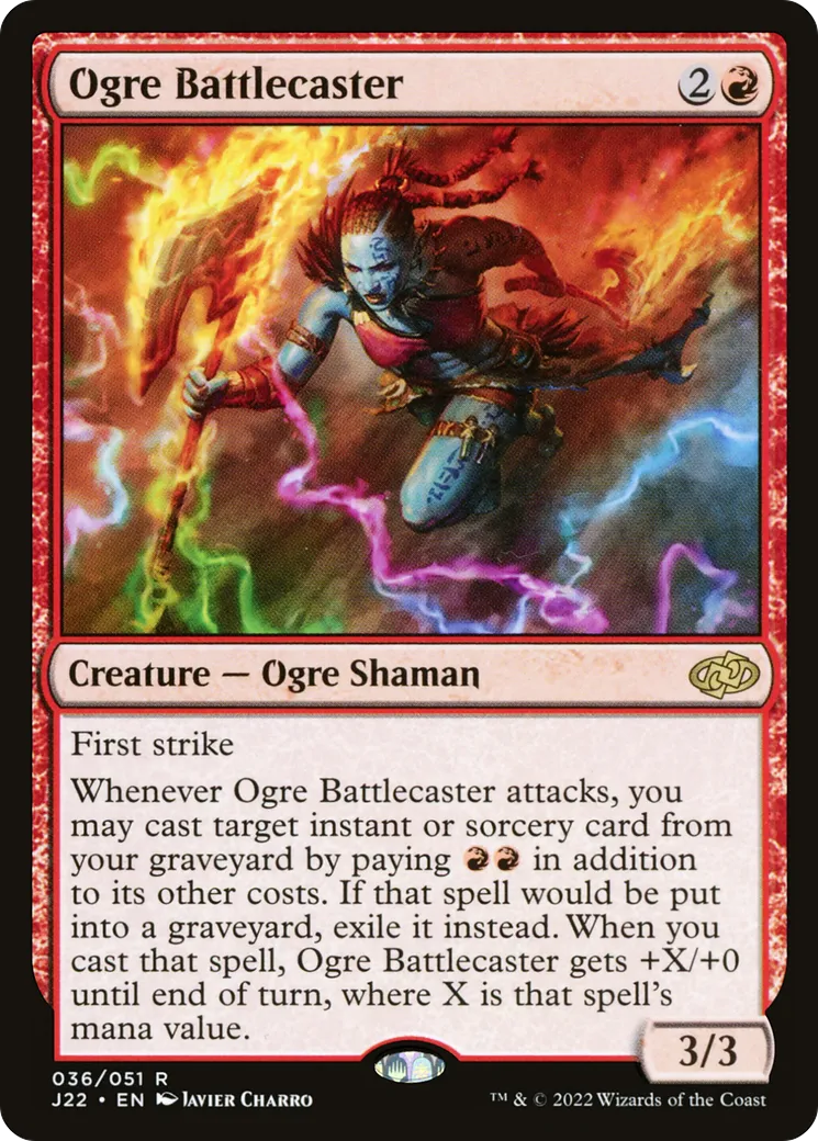Ogre Battlecaster — Jumpstart 2022 — Magic: The Gathering