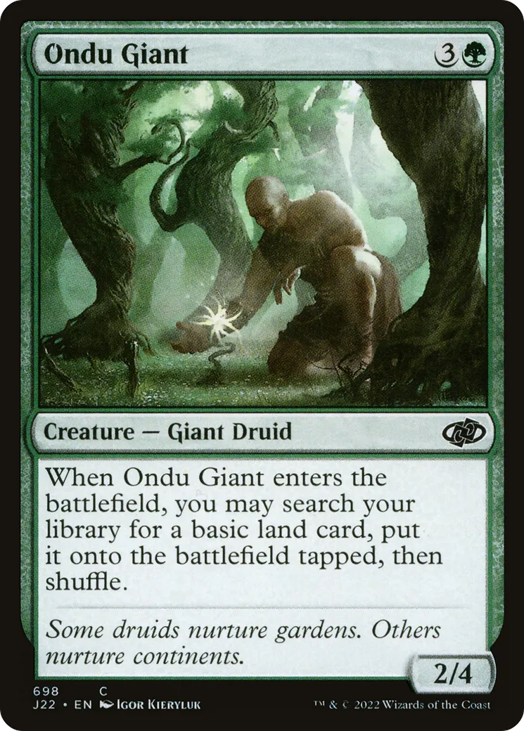 Ondu Giant — Jumpstart 2022 — Magic: The Gathering