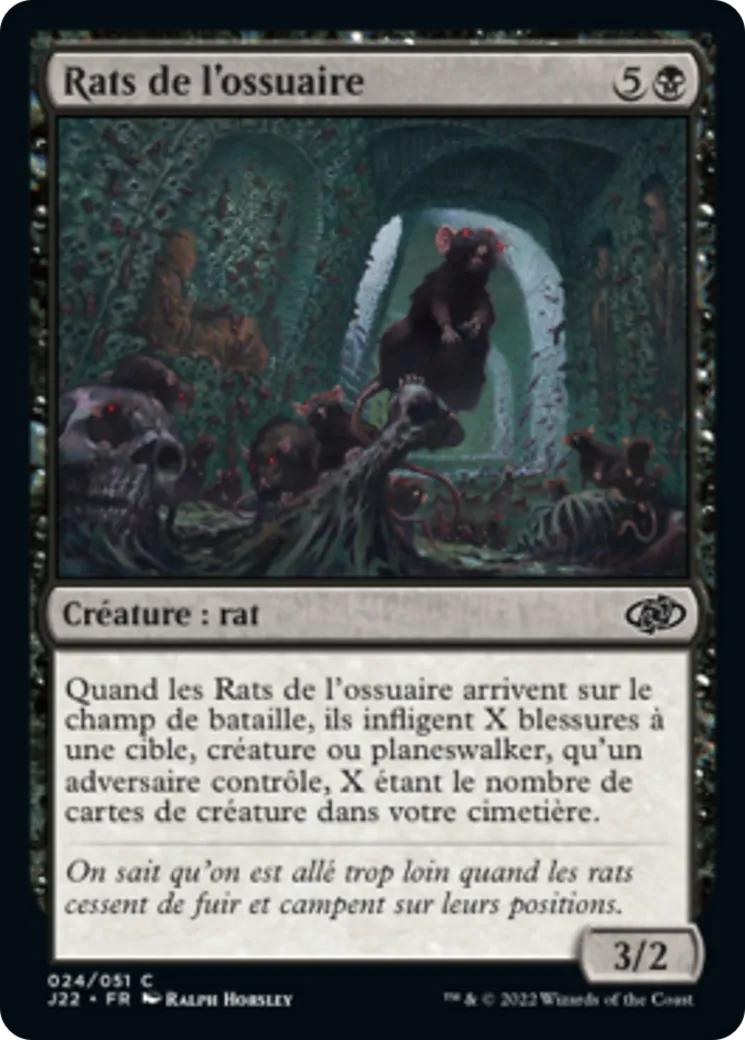 Rats de l'ossuaire — Jumpstart 2022 — Magic: The Gathering