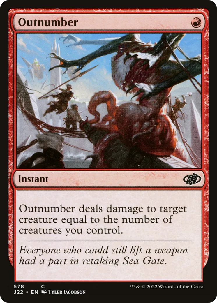 Outnumber — Jumpstart 2022 — Magic: The Gathering