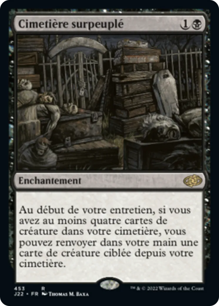 Cimetière surpeuplé — Jumpstart 2022 — Magic: The Gathering