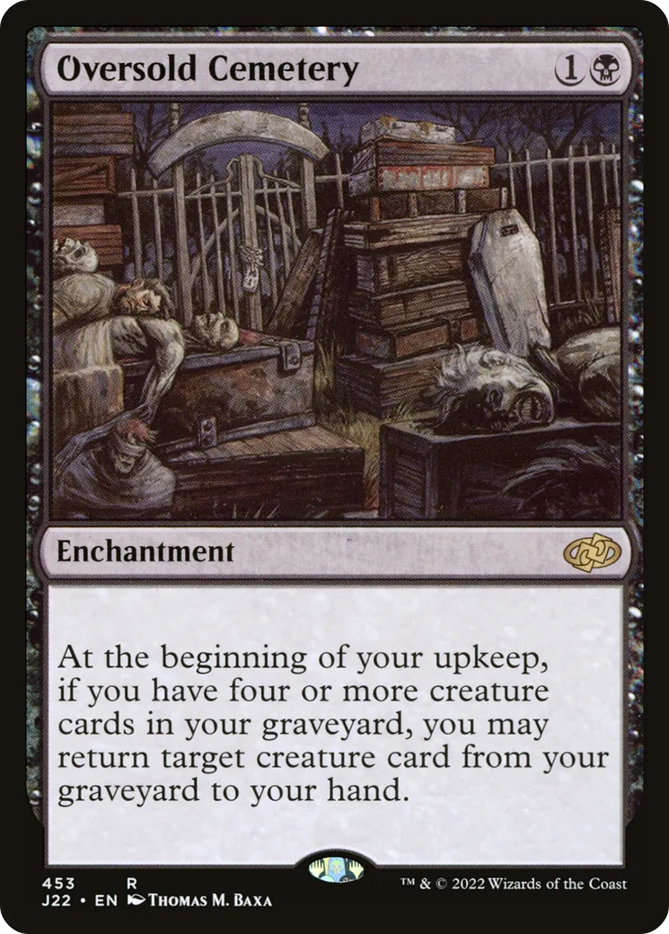 Oversold Cemetery — Jumpstart 2022 — Magic: The Gathering