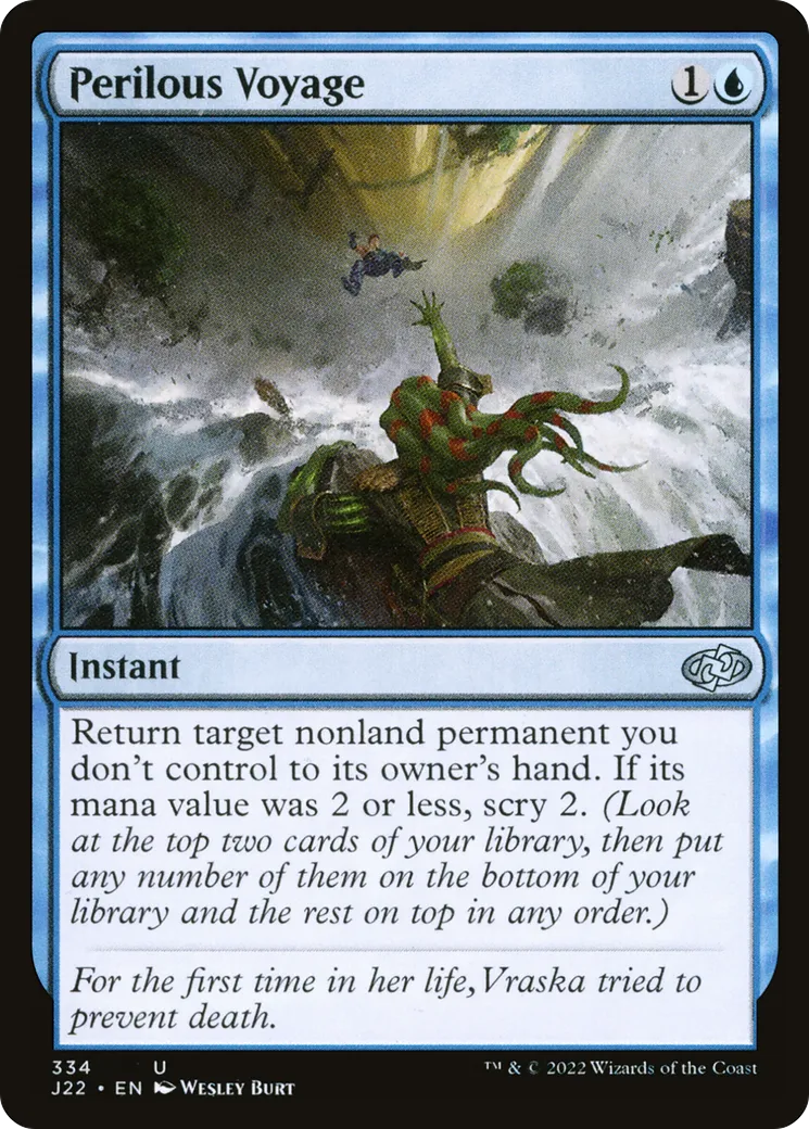 Perilous Voyage — Jumpstart 2022 — Magic: The Gathering