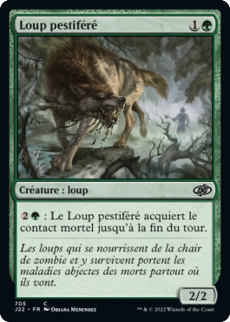 Loup pestiféré — Jumpstart 2022 — Magic: The Gathering