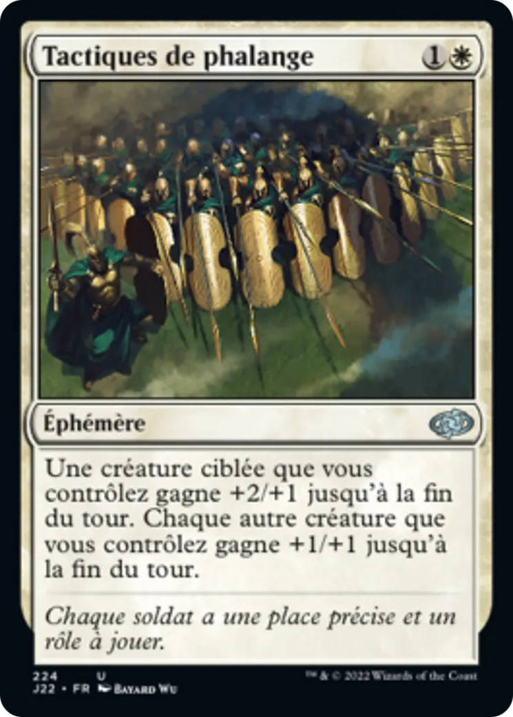 Tactiques de phalange — Jumpstart 2022 — Magic: The Gathering