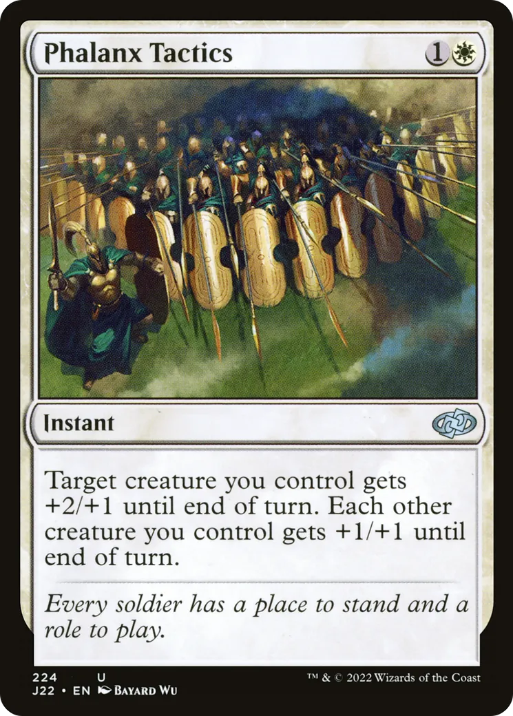 Phalanx Tactics — Jumpstart 2022 — Magic: The Gathering