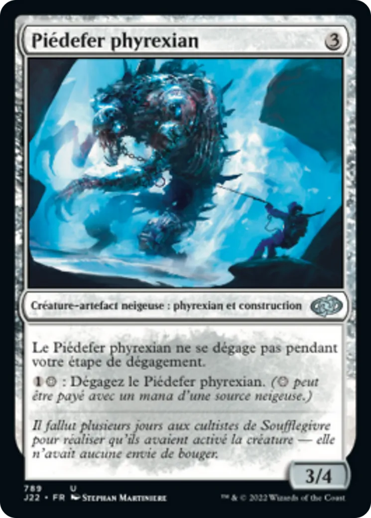 Piédefer phyrexian — Jumpstart 2022 — Magic: The Gathering