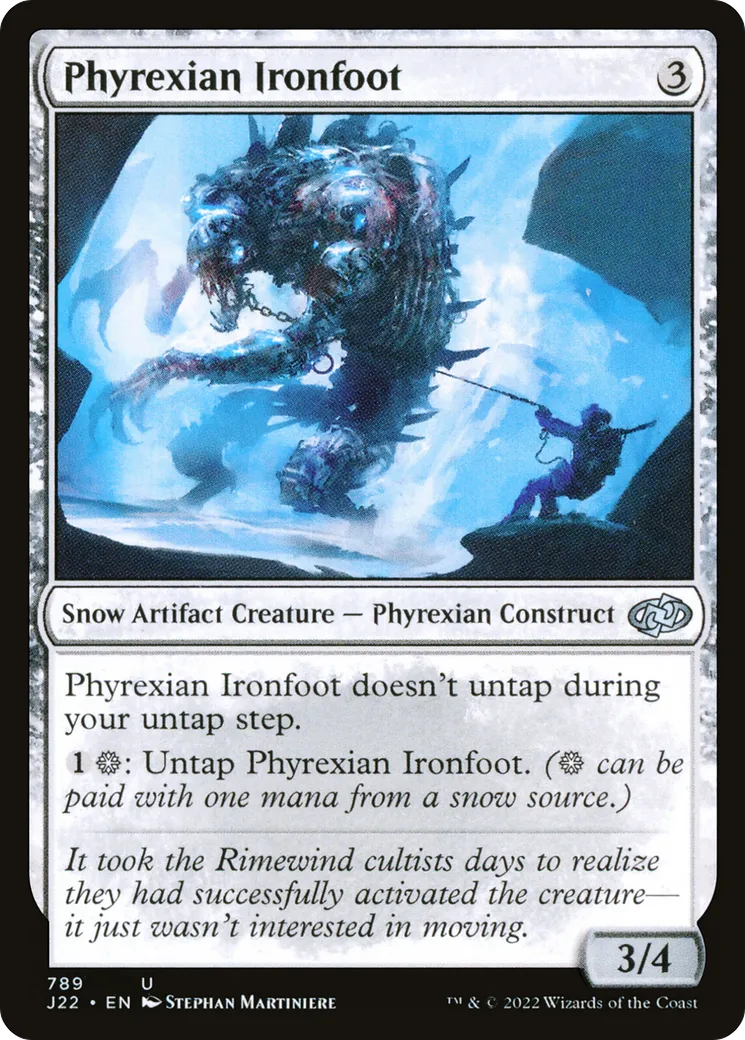 Phyrexian Ironfoot from Jumpstart 2022 - Magic: The Gathering