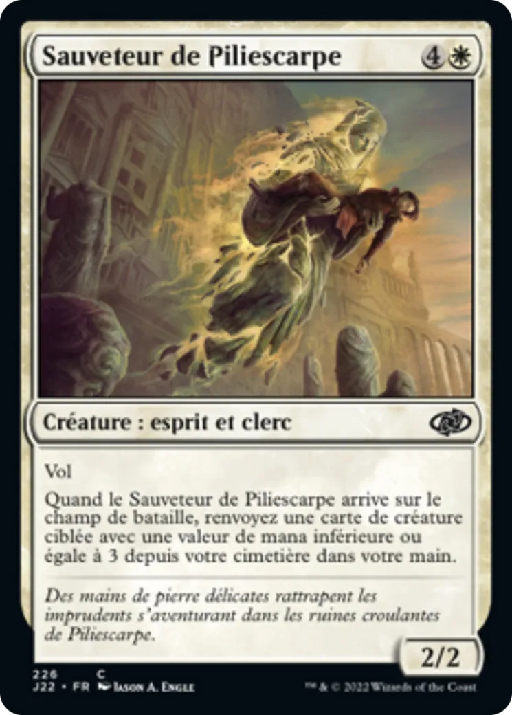 Sauveteur de Piliescarpe — Jumpstart 2022 — Magic: The Gathering