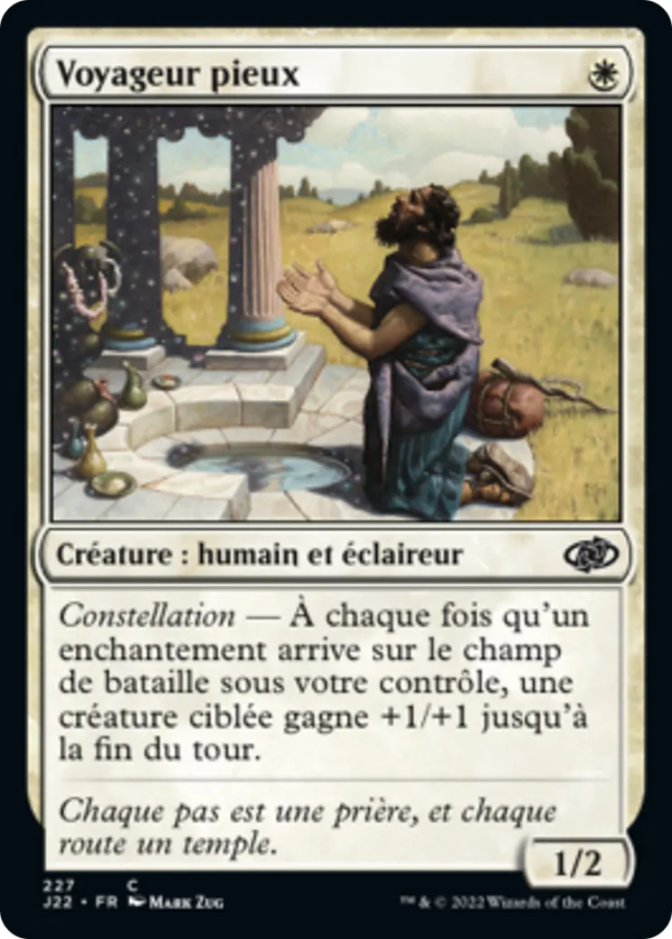 Voyageur pieux — Jumpstart 2022 — Magic: The Gathering