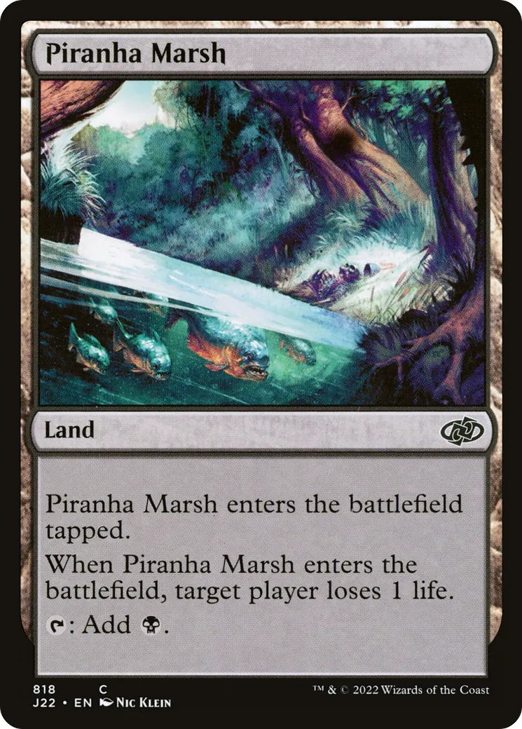 Piranha Marsh — Jumpstart 2022 — Magic: The Gathering
