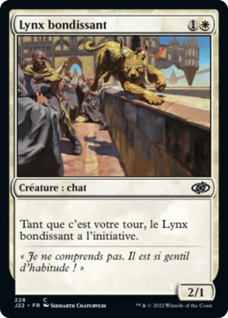 Lynx bondissant — Jumpstart 2022 — Magic: The Gathering