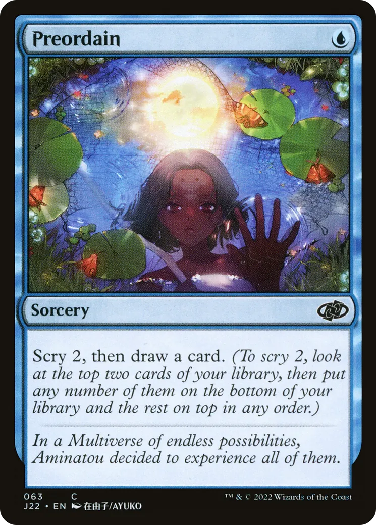 Preordain — Jumpstart 2022 — Magic: The Gathering