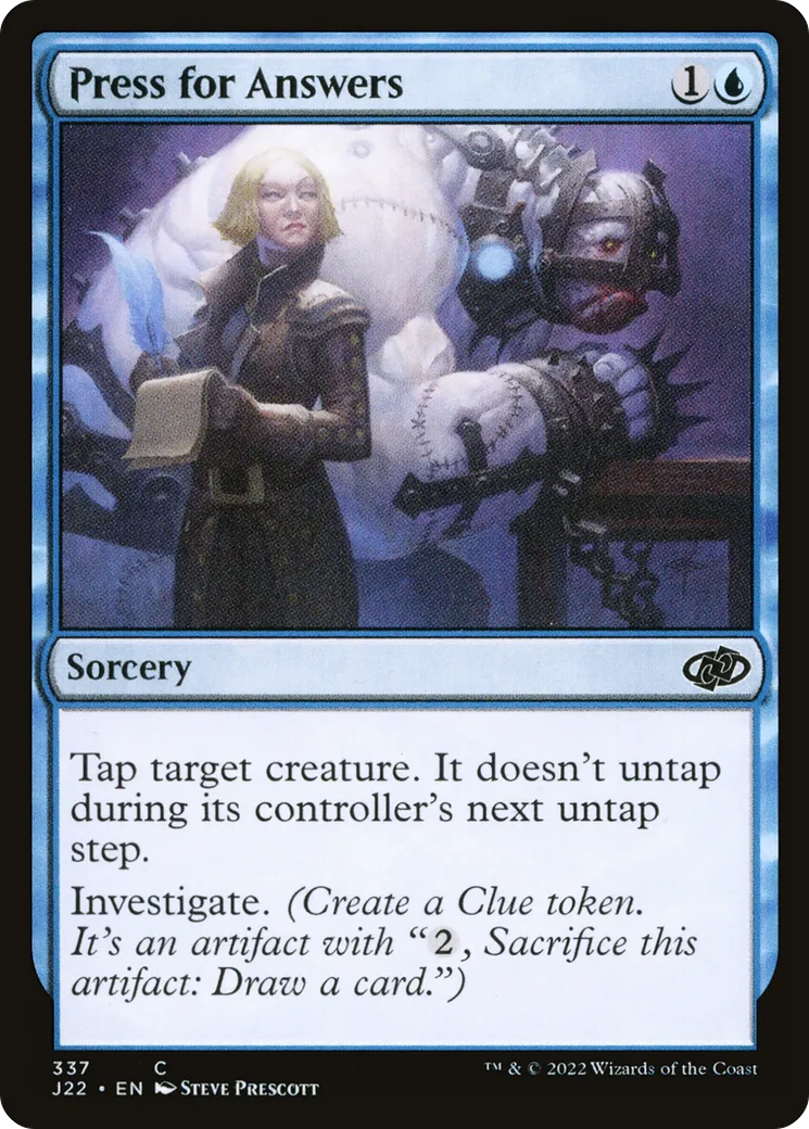 Press for Answers — Jumpstart 2022 — Magic: The Gathering