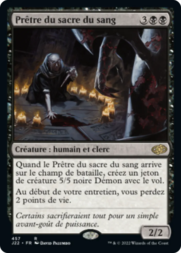 Prêtre du sacre du sang — Jumpstart 2022 — Magic: The Gathering