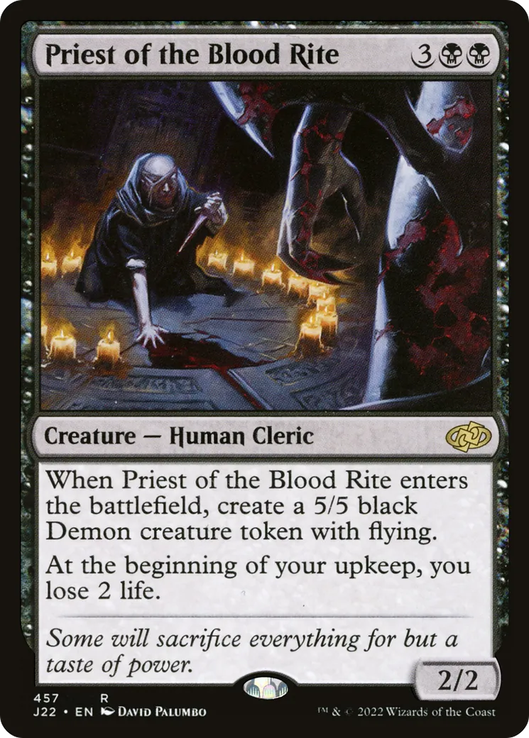 Prêtre du sacre du sang — Jumpstart 2022 — Magic: The Gathering