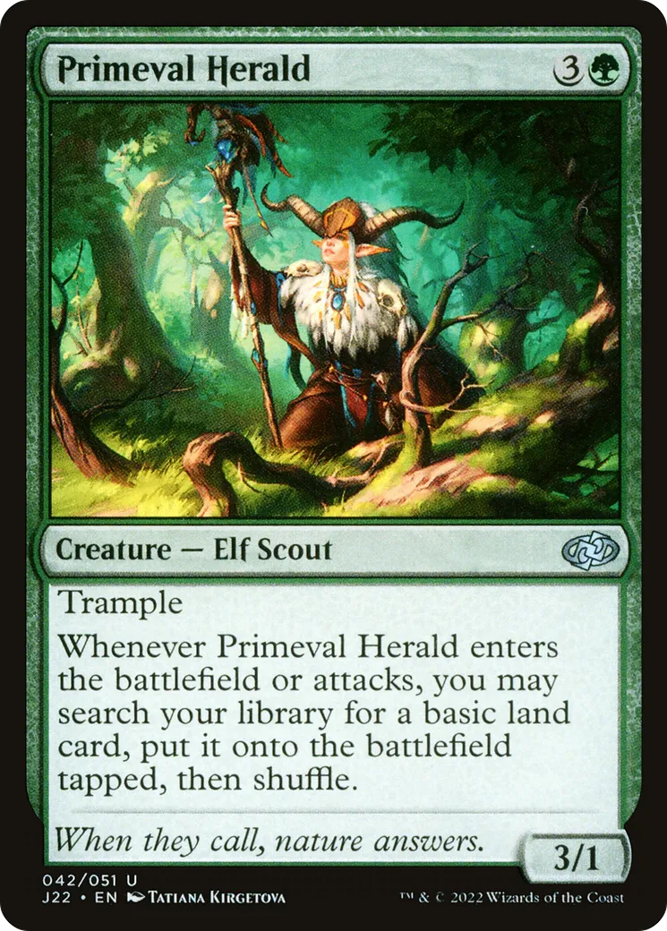 Primeval Herald — Jumpstart 2022 — Magic: The Gathering