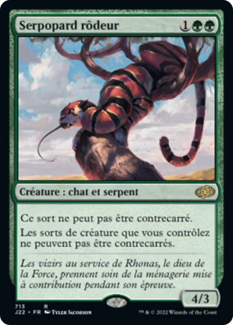 Serpopard rôdeur — Jumpstart 2022 — Magic: The Gathering