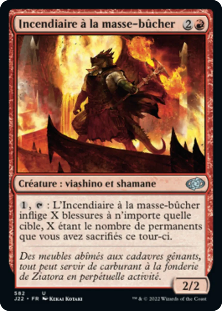 Incendiaire à la masse-bûcher — Jumpstart 2022 — Magic: The Gathering