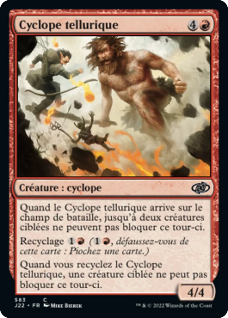 Cyclope tellurique — Jumpstart 2022 — Magic: The Gathering