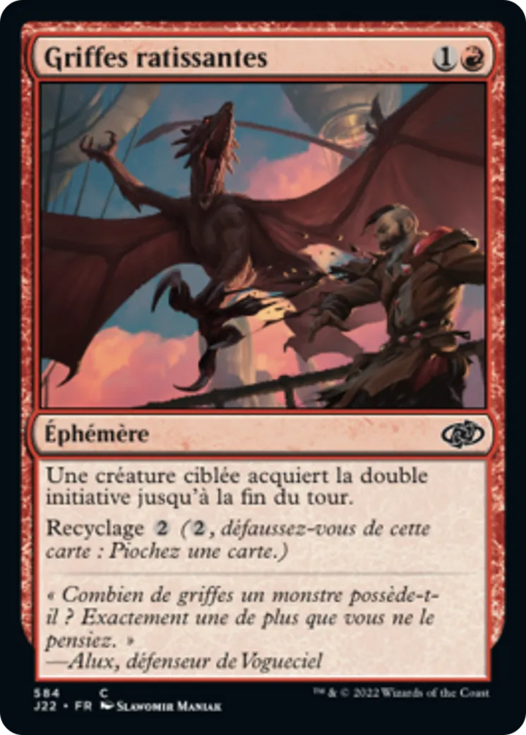 Griffes ratissantes — Jumpstart 2022 — Magic: The Gathering
