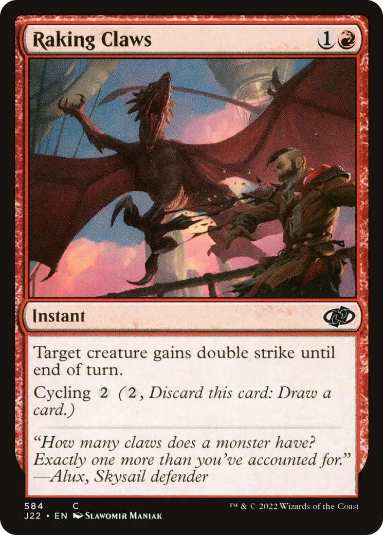 Raking Claws — Jumpstart 2022 — Magic: The Gathering
