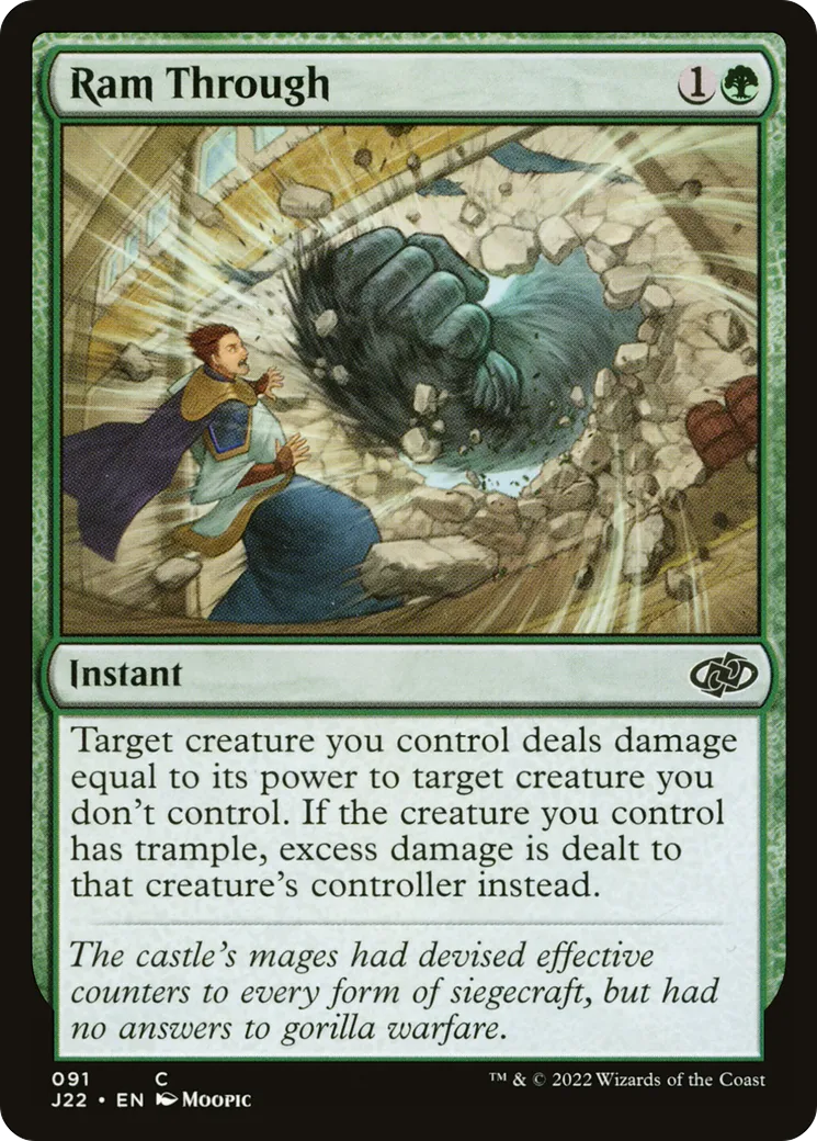 Ram Through — Jumpstart 2022 — Magic: The Gathering