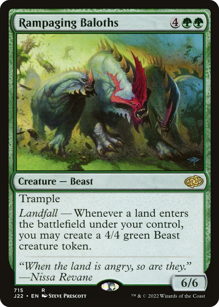 Rampaging Baloths — Jumpstart 2022 — Magic: The Gathering