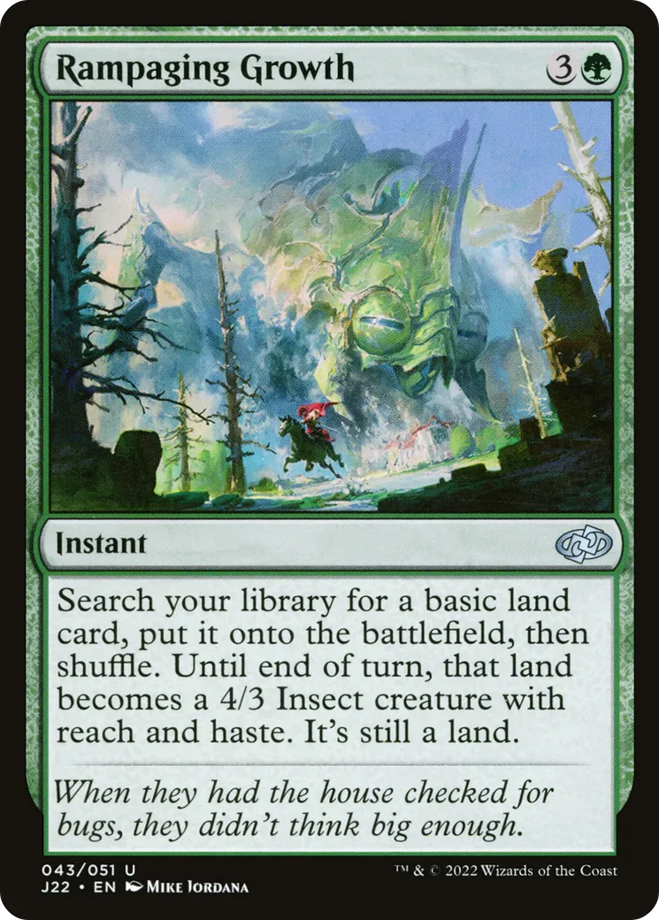 Rampaging Growth — Jumpstart 2022 — Magic: The Gathering