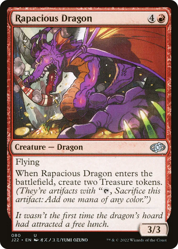 Rapacious Dragon — Jumpstart 2022 — Magic: The Gathering