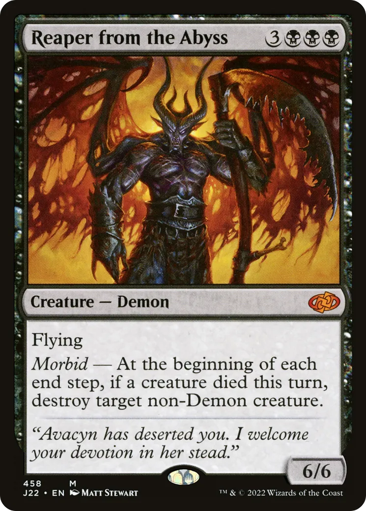 Reaper from the Abyss — Jumpstart 2022 — Magic: The Gathering