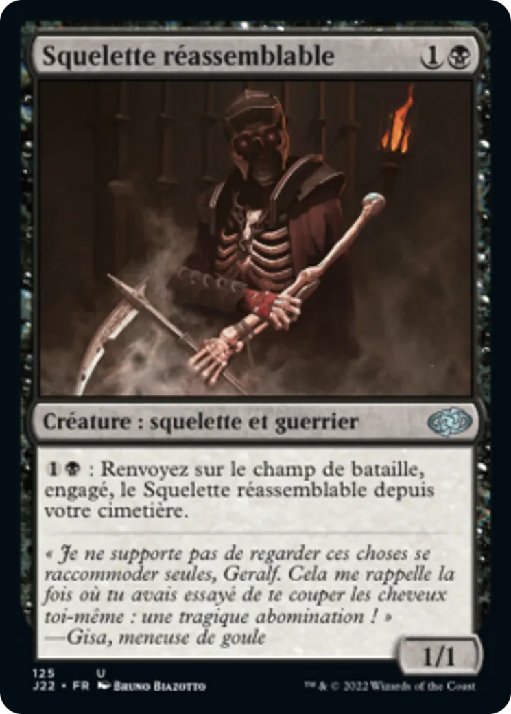 Squelette réassemblable — Jumpstart 2022 — Magic: The Gathering