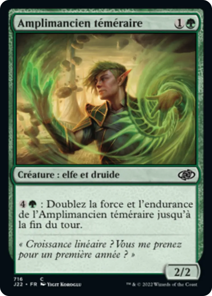 Amplimancien téméraire — Jumpstart 2022 — Magic: The Gathering