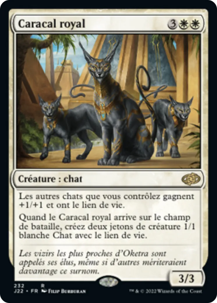 Caracal royal — Jumpstart 2022 — Magic: The Gathering