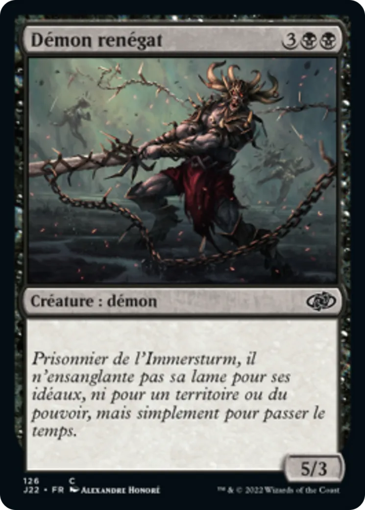 Démon renégat — Jumpstart 2022 — Magic: The Gathering